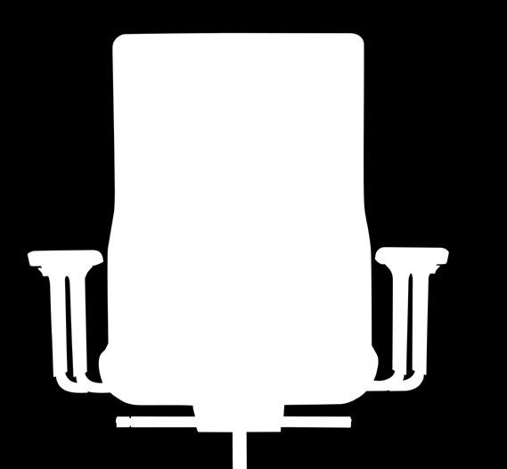 Sitz und Rahmenkonstruktion der Rückenlehne Polyamid schwarz oder weiß. Rücken wahlweise mit Netzbespannung oder Vorderseite gepolstert ().