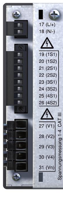 Typische Anschlussvariante SPS SPS 11 12 13 14 15 16 1 2 3 4 5 6 7 8 9 10 DSUB-9 5 4 3 2 1 8 7 6 5 4 3 2 1 Digital-Ausgänge 1-5 Digital-Eingänge 5-8 Digital-Eingänge 1-4 RS485 Modbus/Profibus