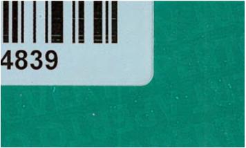 Die Abbildung 1 zeigt die Vorderseite der Verpackung eines ORGA 6141 online mit einem ungeöffneten und unbeschädigten Siegelband.