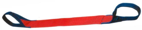 Hebebänder aus Polyester (PES), DIN 1492-1, zweilagig mit verstärkten Endschlaufen Länge Farbcode Tragfähigkeit Bandbreite Art.-Nr.