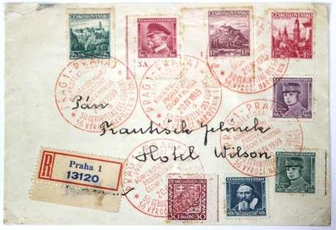 Die ersten eigenen Briefmarken von Böhmen und Mähren erschienen erst 4 Monate nach der