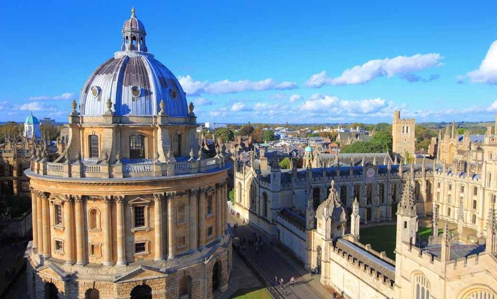 PRAK TEENS 33 Oxford Oxford School of English Die weltberühmte Universitätsstadt Oxford ist zu Recht eine der schönsten Städte Englands.