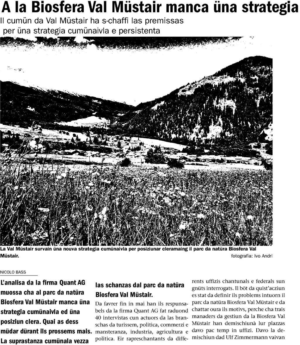 Bericht Seite: 9/27 Engadiner Post / Posta Ladina 7500 St. Moritz 081/ 837 90 81 www.engadinerpost.