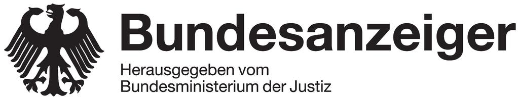www.bundesanzeiger.de Bekanntmachung Veröffentlicht am Mittwoch, 2. Januar 2013