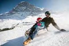 Pure fun for everybody staying in the Jungfrau Region! You can look forward to an attractive and a varied ski area with 206 km of slopes and 50 transportation facilities.