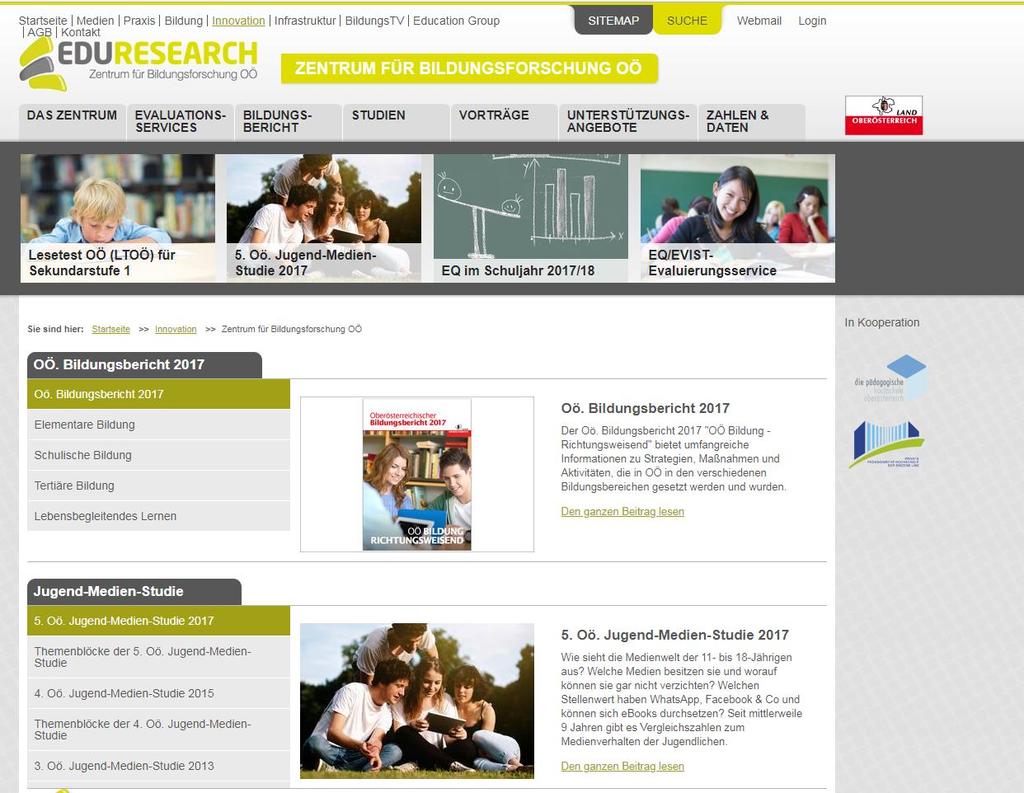 Kontakt und Rückfragen eduresearch Zentrum für Bildungsforschung OÖ ein Service der Education Group