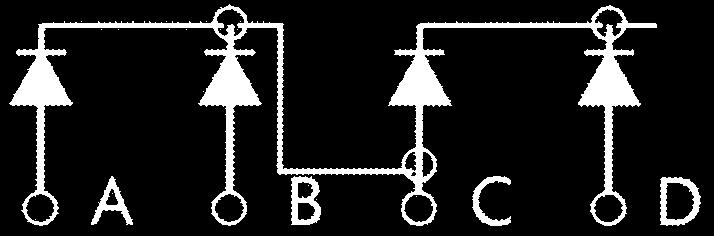 diodes Schaltbild Symbol 2-Loch-Befestigung ()