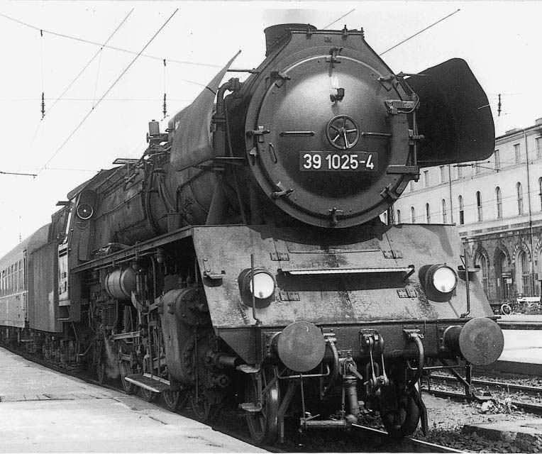 Ausgewählte Vergleichsdaten Baureihe 39 22 (ab 1970: 39.