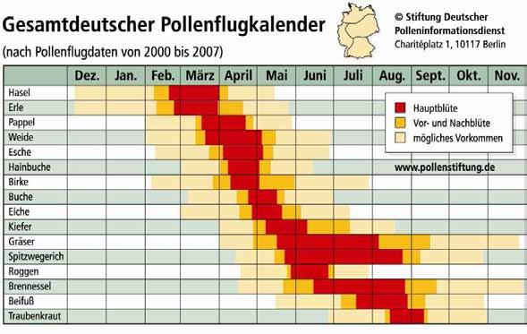 In der Hauptblütezeit gelangen 80%