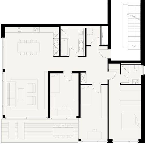 WOHUG B.2 B 2.2 WOHUG B.3 B 2.3 4.5-Zimmer-Wohnung Haus B. oder 2. Etage Wohnfläche: 26 m 2 : 20.3 m 2 Keller B.