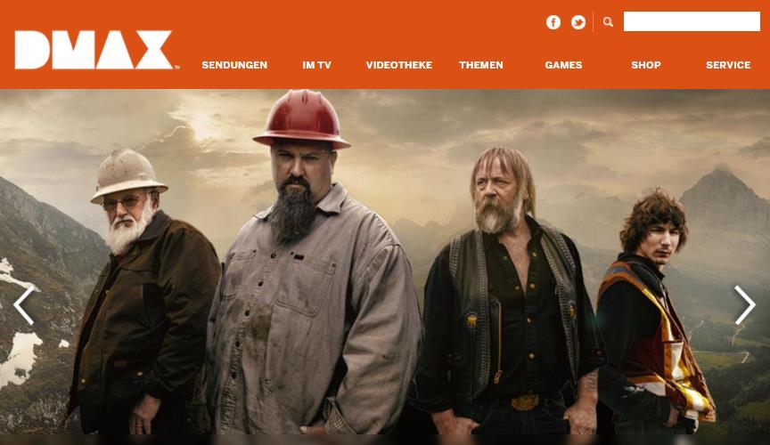 Basisinfo Profil DMAX.de Die umfassende digitale Entertainment-Plattform mit Premium- Content für Männer. Komplette Staffeln und ganze Episoden der DMAX TV-Shows mit exklusiven Webisodes.