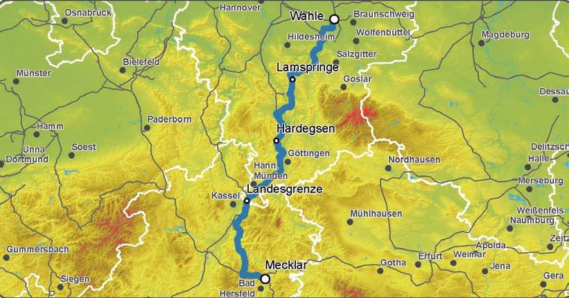 Nr. 6 Wahle Mecklar Das EnLAG-Vorhaben Nr. 6 verbindet in Nord-Süd-Richtung Wahle in Niedersachsen mit dem hessischen Mecklar.