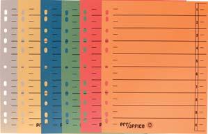 1652001 121 8857 Format: für DIN A4 Überbreite Maße (BxH): 240 x 300 mm Karton: 230 g/m² à 100, farbige Taben 10 = gelb, 20 = orange, 30 = rot, 50 = blau, 60 = grün, 80 = grau