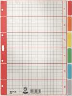 Dgister Best.-Nr. MM/UV Blanko Register aus Karton Extrastarke Kartonregister (230 g/m² (RC)) mit leicht beschriftbarem Deckblatt durch Rasterdruck.