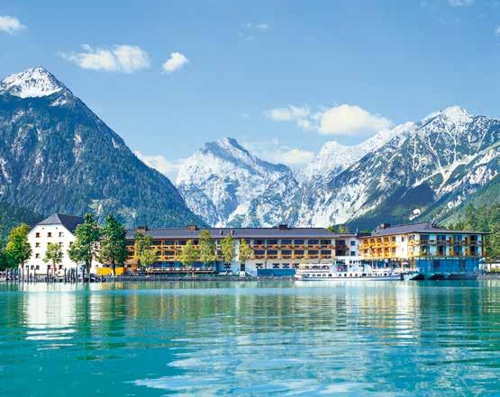 Fürstenhaus am Achensee Als einziges Hotel liegt das Travel Charme Fürstenhaus am Achensee direkt am Ufer des Sees, der sich wie ein Fjord in einem der schönsten Hochtäler Tirols erstreckt.