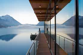 000 m² großen PURIA Spa ist ideal, um bei einem Blick über den grandiosen Achensee zu entspannen. Erleben Sie die 4-Sterne-Superior Gastfreundschaft im Fürstenhaus!