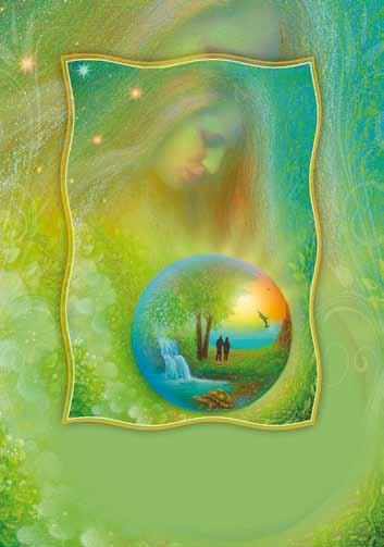Gaia Nährende Schöpfergaben Mutter Erde hüllt dich ein in einen bunten Lichterschein.