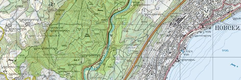 Höhenprofil und Karte Bahnhof Sihlwald Tannboden Albishornweiher Albishorn Oberalbis Mattli