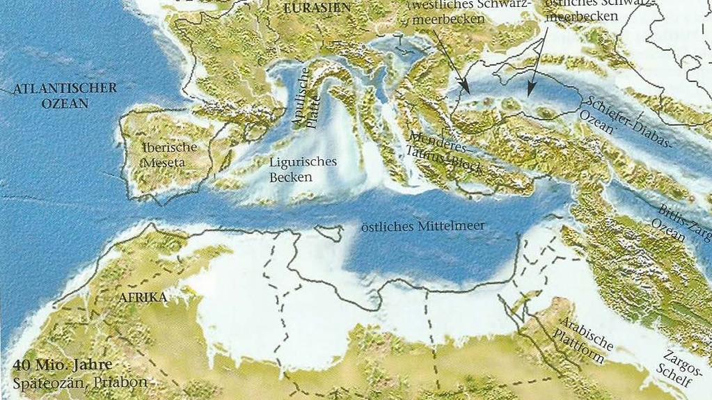 2.2 Entstehungsgeschichte des Mittelmeeres