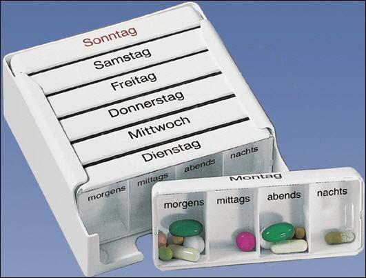 Abbildung 5: Wochen- und Tagesdispenser für Medikament (www.google.