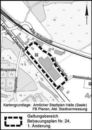 155 Gewerbebestandsgebiet Halle-Ost in der Fassung vom 28.04.2017 gemäß 10 Absatz 1Baugesetzbuch(BauGB) alssatzungbeschlossen (Beschluss-Nr. VI/2017/02905).