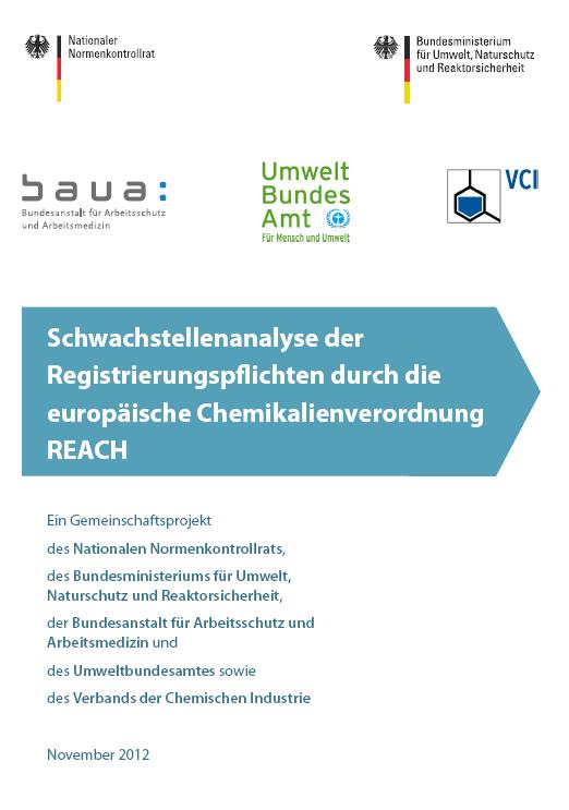 50 Transparenz über Kostenfolgen erhöht Projekt REACH Das Gemeinschaftsprojekt REACH (Registration, Evaluation, Authorisation and Restriction of Chemicals) befasste sich erstmals mit den