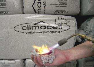 Das brennt doch, oder? Climacell hat eine enorme Feuerwiderstandsdauer.