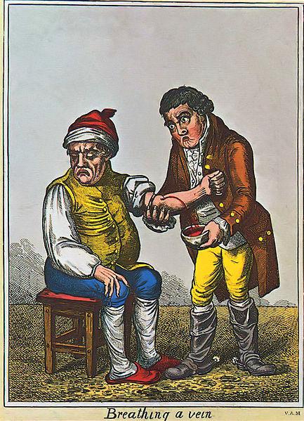 Die Medizin des 18. Jahrhunderts Die Medizin steckt noch in den Anfängen. Viele Therapien sind wirkungslos oder gesundheitsschädlich und erscheinen heute grausam, z. B.