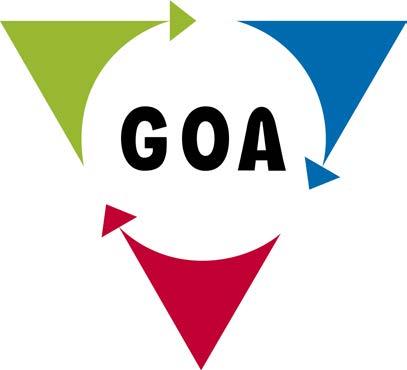 Die Farben des GOA-Logos und ihre Bedeutung... Vermeidung Verwertung Wir setzen Zeichen! Ob auf dem Briefkopf oder auf dem Abfuhrfahrzeug - überall begegnet Ihnen das GOA-Zeichen.