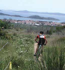 CYCLING IN VODICE In Vodice you'll find many kms of tracks for everyone s abilities. All tracks are marked with clear signage.