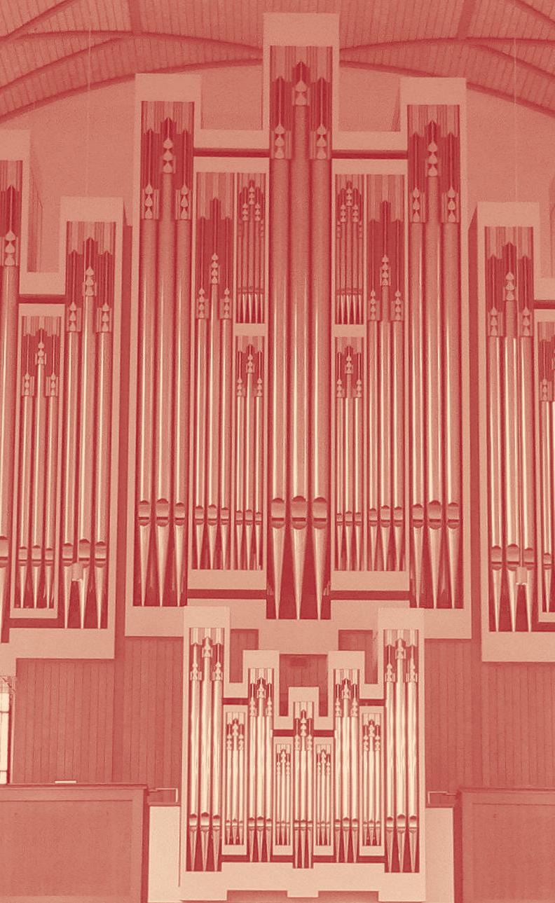 Die Rieger-Orgel in St. Katharinen Erbaut von Rieger Orgelbau, Schwarzach/Vorarlberg Hauptwerk Prinzipal Oktave Flûte harm. Rohrflöte Oktave Flöte Quinte / Oktave Terz / Cornett f.