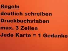 1. ARBEITSPHASE In dieser ersten Arbeitsphase setzen sich die Teilnehmerinnen und Teilnehmer