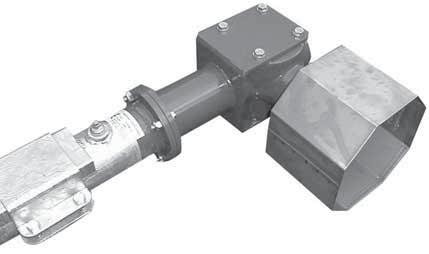 : Z-Getriebe-001 Winkelgetriebe Der Anbau ist an den Rührwerken Typ C-102, C/E-102 und E-102 möglich Artikel Nr.