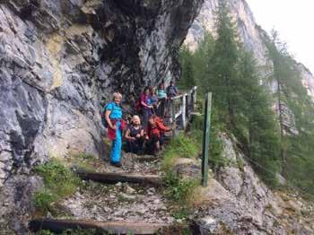 Die Wandergruppe entschied sich für die wunderschöne Wanderung des Gailtaler Höhenweges sowie auch Teile des Karnischen Höhenweges zur Obstanzer