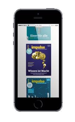 10. impulse-app Jede Anzeige im Heft erscheint auch in der impulse-app inklusive Verlinkung zur Homepage/Landing Page des Anzeigenkunden.