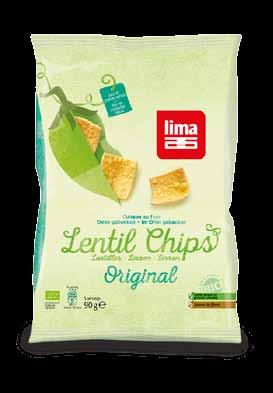 Lentil Chips Original oder Chili Lima 90