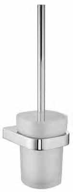 sica Accessoires sica accessories Toilettenbürstengarnitur O 16 402 108 128 1702601010 toilet brush set, wall mounting, with crystal glass satin, d