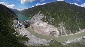 October, 2014 Lianghekou Hydro Power Station, which has China's highest earth and rock fi ll dam, broke the ground.