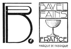 Zusammen erhalten: MB Bayel-Fains 1928 Services de table (Serie S): Einband, Tafeln 1-19 Pressglas / Hohlglas 27,5 /21,5 cm (Einband) bzw.