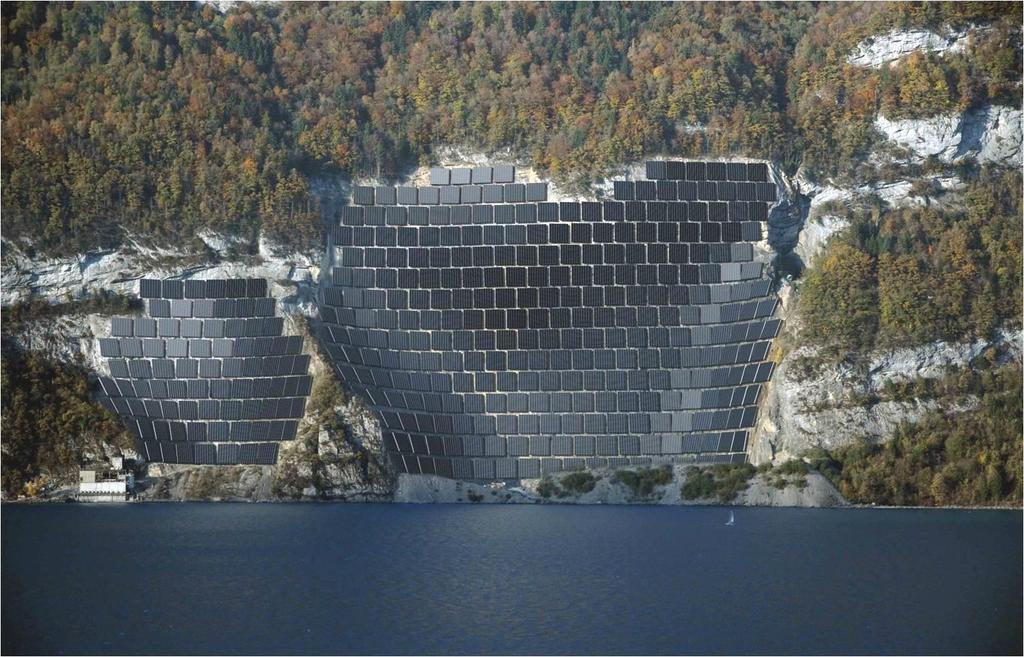 Die grösste Solaranlage der Schweiz am Walensee 13 PV Anlage