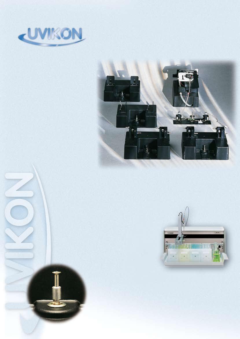 SCHOTT Instruments bietet eine Reihe von Zubehörteilen für die UVIKON Spektralphotometer.