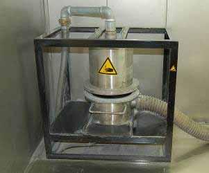 Druckstoßregenerierung im Labor Bestimmung der Luftdurchlässigkeit im