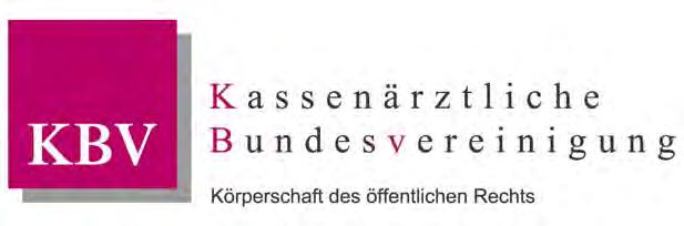 Bericht der Kassenärztlichen Bundesvereinigung gemäß 9 Abs.