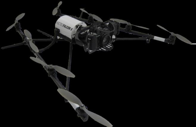 Flugroboter für die Zivile Nutzung Voll-Autonomes UAV Zuladung von 500g (800g max) Onboard PC