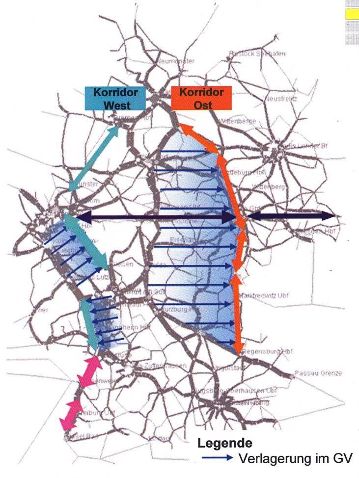 Anlage D: Verlagerung des Zuwachses im Schienen-Güterverkehr von