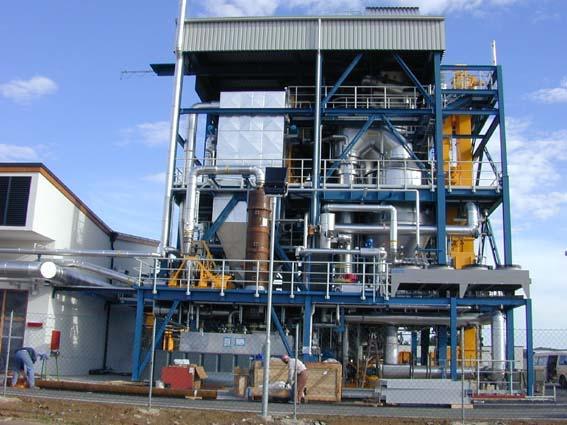 Methanisierungsversuche an der Biomasse-Vergasungsanlage