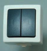 3 400822428 Kontrollschalter (Aus- und Wechselschalter) mit Linse und eingesetzter Glimmlampe Control