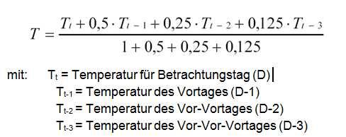 Bildungsregel Temperaturzeitreihe(n) - a.) Allokationstemperatur und b.) Kundenwerttemperatur Netzbetreiber: Stadtwerke Ditzingen GmbH & Co.