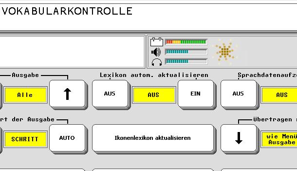 Dort können Sie das Lexikon manuell aktualisieren, indem Sie einfach auf den Schalter Ikonenlexikon aktualisieren drücken.