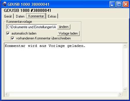 G38.0.01.6B-04 GSOFT_USB Bedienungsanleitung Seite 5 von 7 Auswahl der Aufzeichnungsart: Ausgabe: Zykluszeit: hier bestimmen Sie, in welchen Intervallen Messwerte aufgenommen werden sollen.